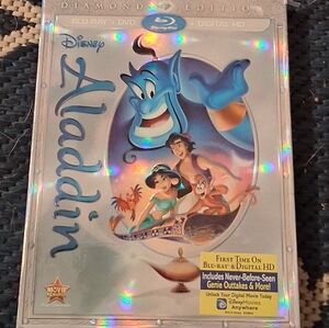 Walt Disney ALADDIN Diamond Edition on BLU-RAY + DVD